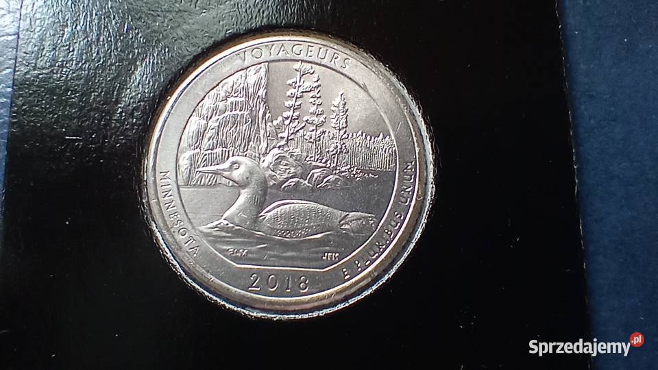 Stare monety 14 dolar 2018 P Voyageurs USA Lesko