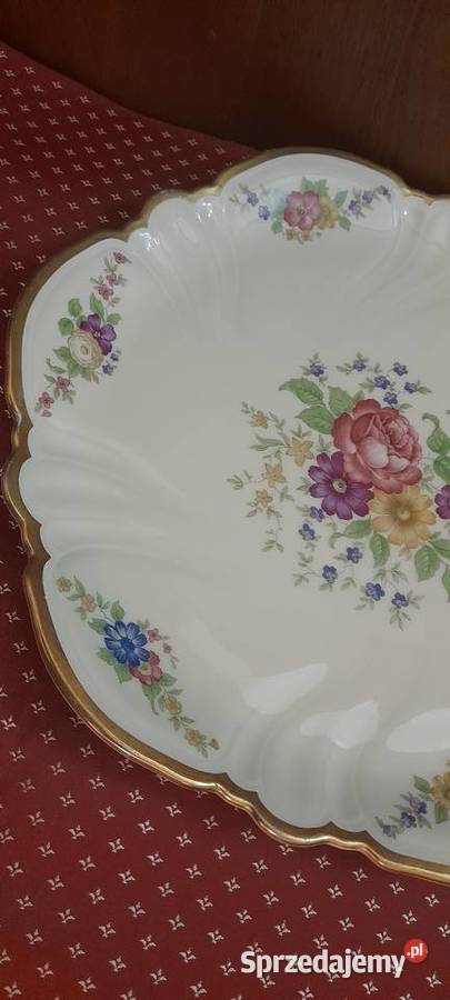 Unikat stara porcelanowa duża patera Rosenthal wielkopolskie Pleszew