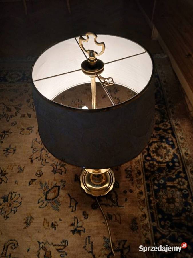Mosiezna lampa z lat 60 tych Lampy podłogowe Kraków