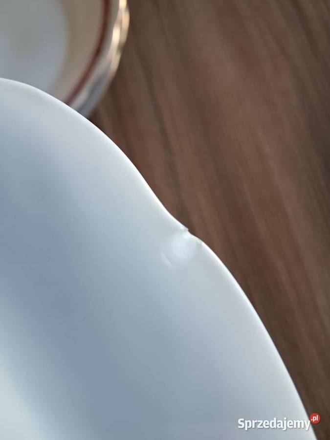 3 używane duże talerze z prlu wytwórnia Ćmielów Sandomierz