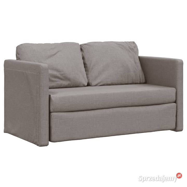 Sofa podłogowa 2w1 kolor taupe 112x174x55 Warszawa