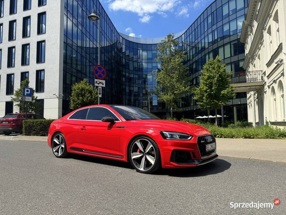 AUDI RS5 Salon Polska Bezwypadkowy FV 23 Serwis czujnik deszczu RS5 Łódź