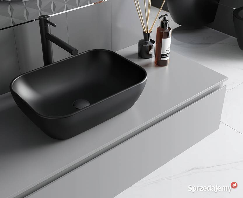 UMYWALKA NABLATOWA 45x32 CZARNA MAT black podlaskie Choroszcz