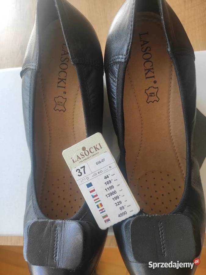 Damskie NOWE czarne półbuty podkarpackie Ropczyce sprzedam