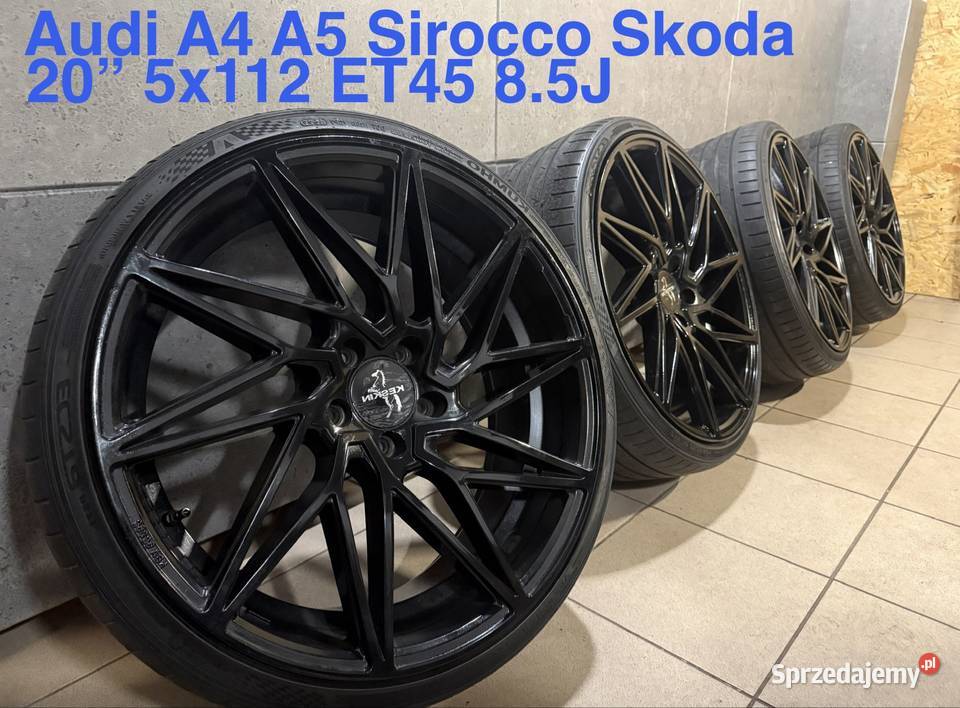 20 Audi A3 A4 A5 Golf 7 Octavia w205 5x112 ET45 Lubasz