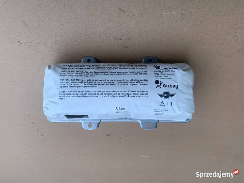 2755619 poduszka powietrzna pasażera mini cooper zachodniopomorskie Szczecin