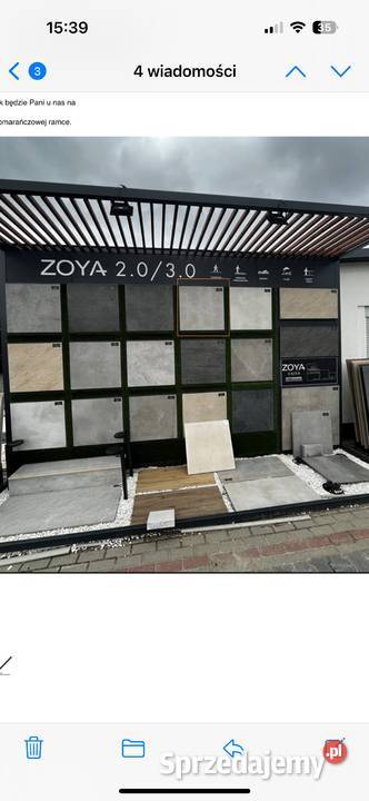 Płyty tarasowe ZOYA 60x60 Bezrzecze sprzedam