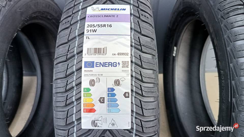 4x opony 20555R16 MICHELIN CROSSCLIMATE 2 Dęblin sprzedam