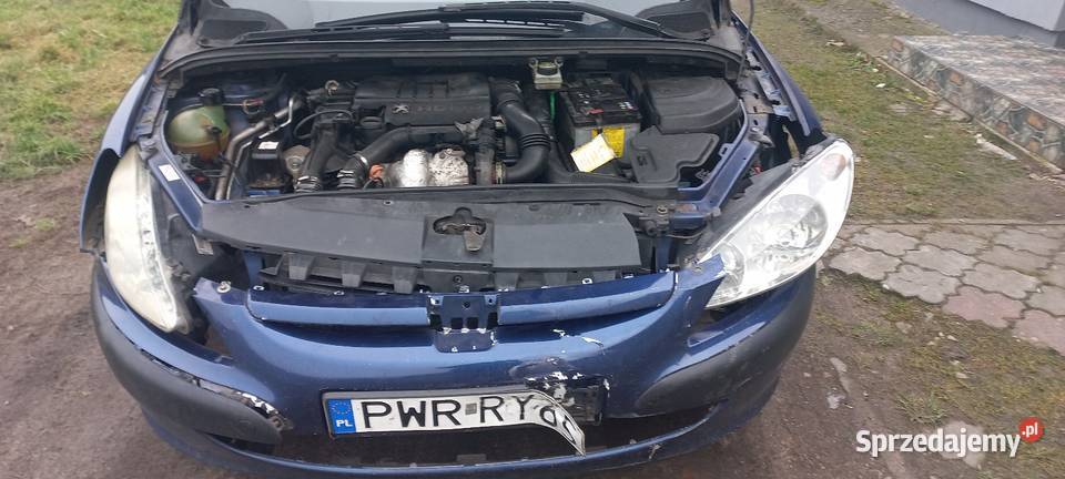 Peugeot 307 16 hdi 2004 r poduszka powietrzna wielkopolskie sprzedam
