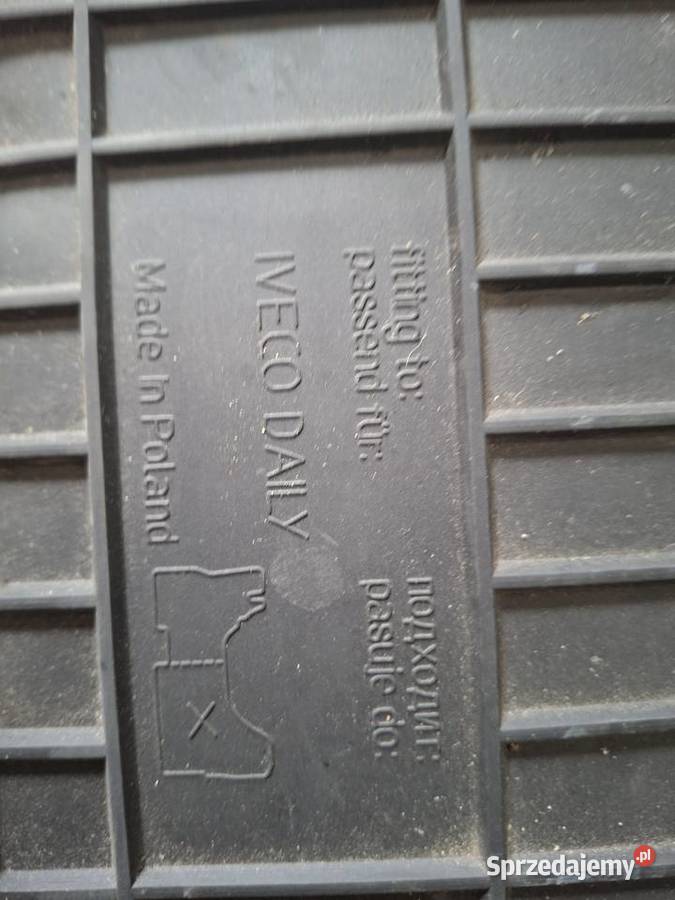 Dywaniki gumowe iveco Daily