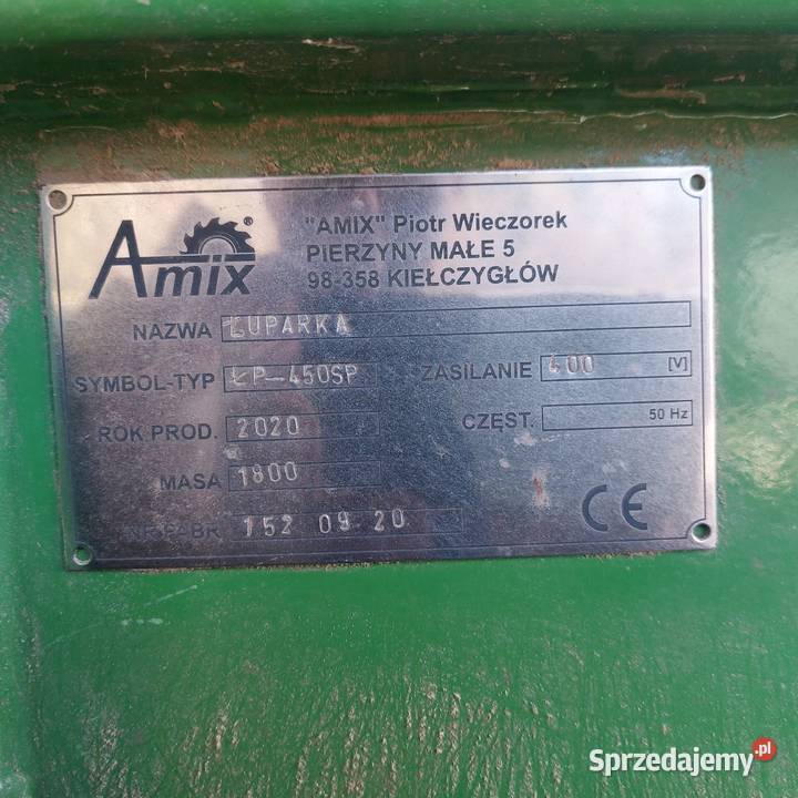 Piłołuparka Piło łuparka do drewna AMIX ŁP450SP Jabłonica
