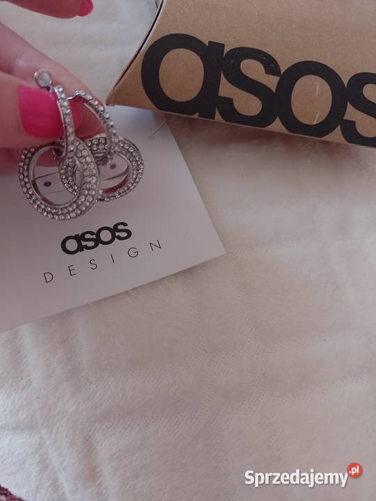 ASOSBogato zdobione kolczyki ślubne koła z Kraków