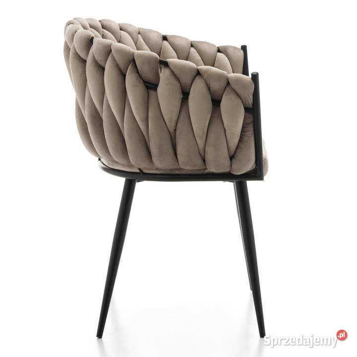 Ceimnobeżowe Krzesło Latina Wysyłka 24H Dostawa wielkopolskie Tarchały Małe