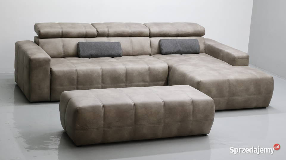 TOL Narożnik szary brązowa regulowane zagłowki Poznań