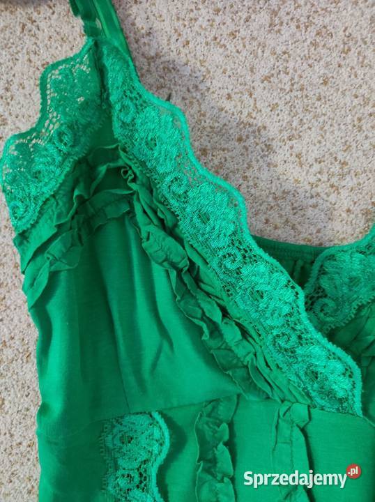 top koszulka koronkowa na ramiączkach elegancka Rozmiar 38(M) Kielce