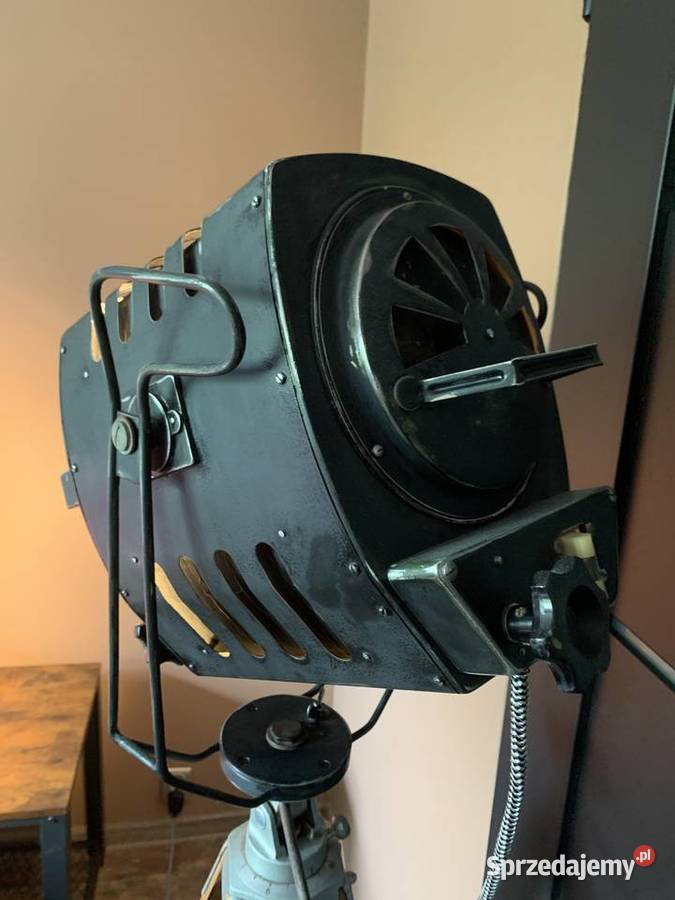 Lampa loft podłogowa lata 70 teatralna Poznań