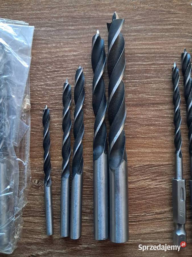 25 nowych wierteł 15 do wiertarki 10 do świętokrzyskie sprzedam
