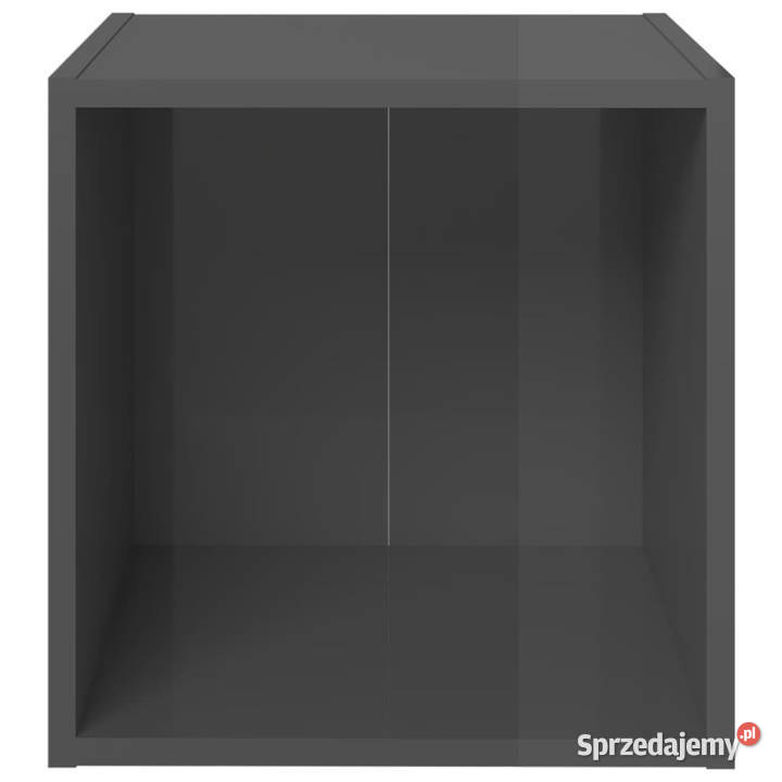 Szafki pod TV 4 wysoki połysk szare 37x35x37 Warszawa