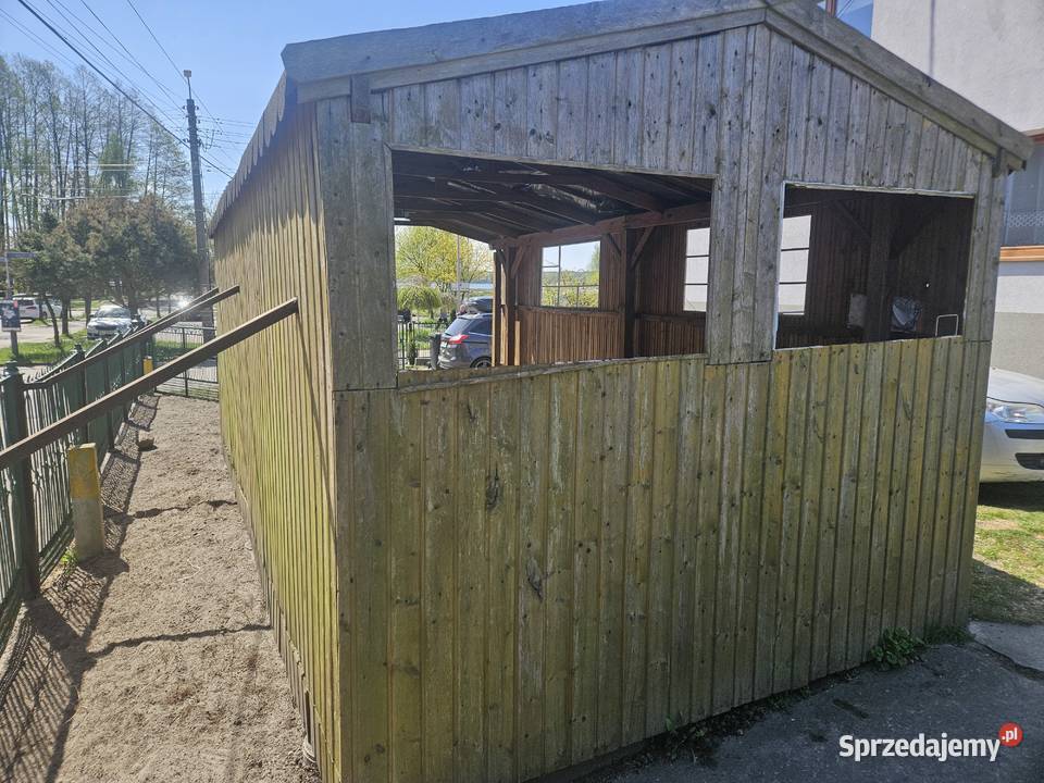 Wiata 3 x 55 drewniana solidna Tychy