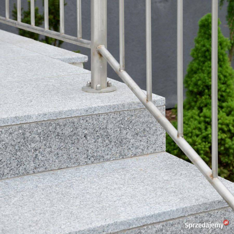 Stopień Granitowy Jasnoszary G603 płomieniowany Łódź sprzedam