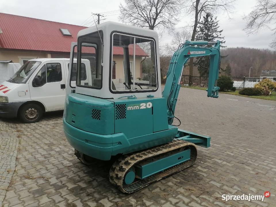 Minikoparka mitsubishi MM20 JCB Cat Klimontówek