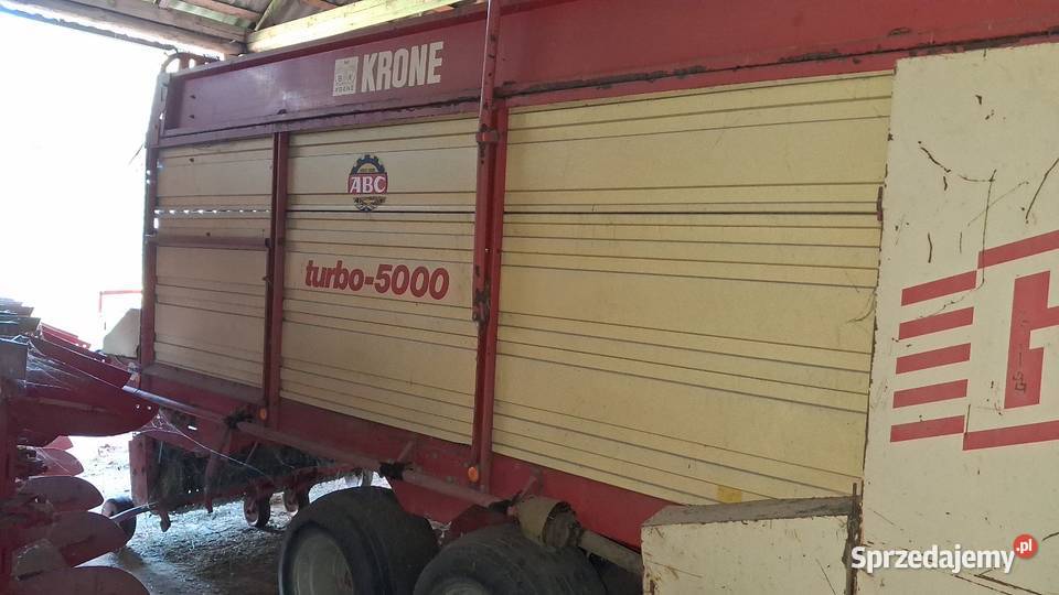 Przyczepa samozbierająca krone Krone Niewiarowo-Sochy