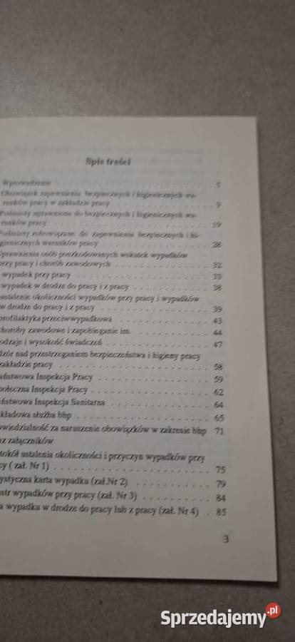 BHP w zakładzie pracy 1993 rzadkie wydanie OPO sprzedam