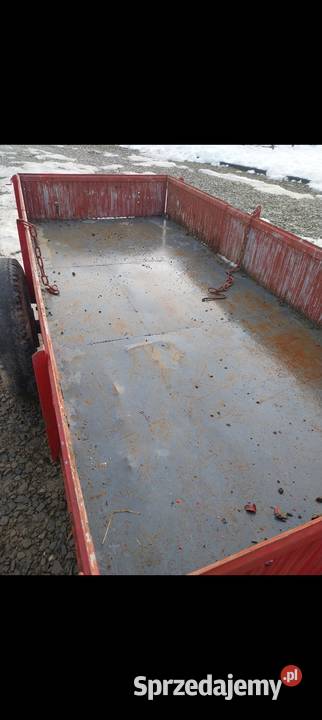 Przyczepa do traktora z kiprem samowolnym nieuszkodzony Nowy Sącz