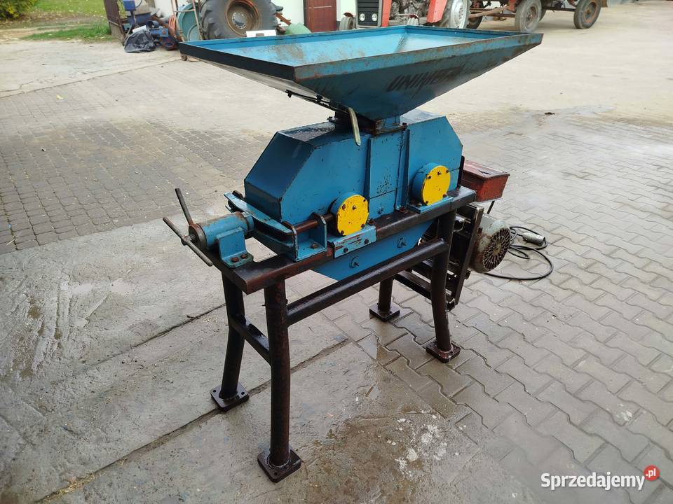 Gniotownik Śrutownik walcowy Unimetal 75kw Gózd