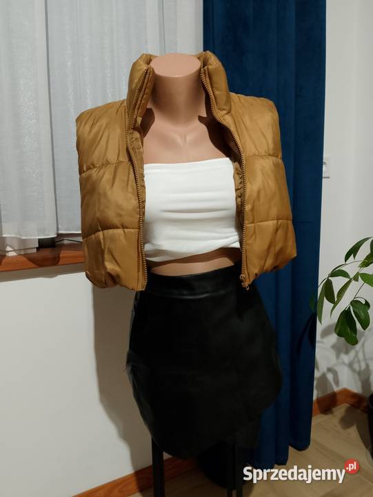Kamizelka bezrękawnik brąz Kielce