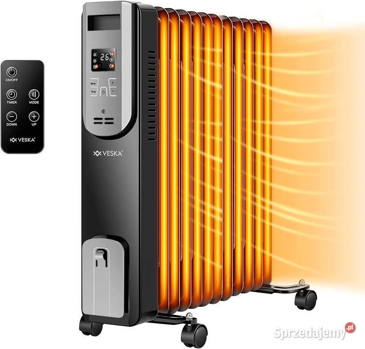 ELEKTRYCZNY GRZEJNIK OLEJOWY 2500W VESKA DE śląskie Kalety