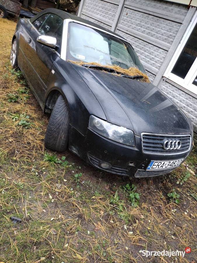 sprzedam Audi a4 Cabrio uszkodzona miska oleju Radomsko