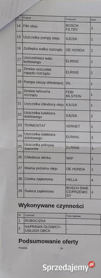 HONDA Civic VIII Uszkodzona benzyna+LPG Siekierki