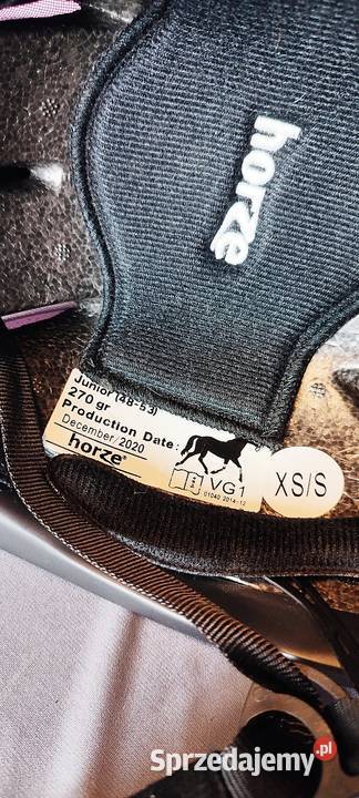 Kask jeździecki z regulacją Horze Pacific Jasień