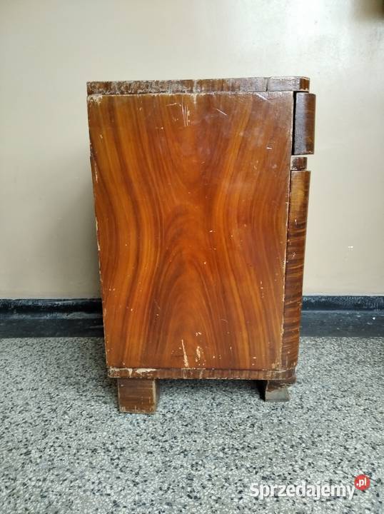 OKAZJA Szafka Nocna Stolik Nocny Drewniana PRL Z