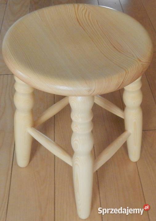 Taboret drewniany NOWY 32 ryczka kolory na Stoły, krzesła, biurka Sosnowiec