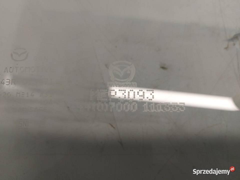 Mazda CX5 II Lift SZYBA DRZWI PRAWY PRZÓD