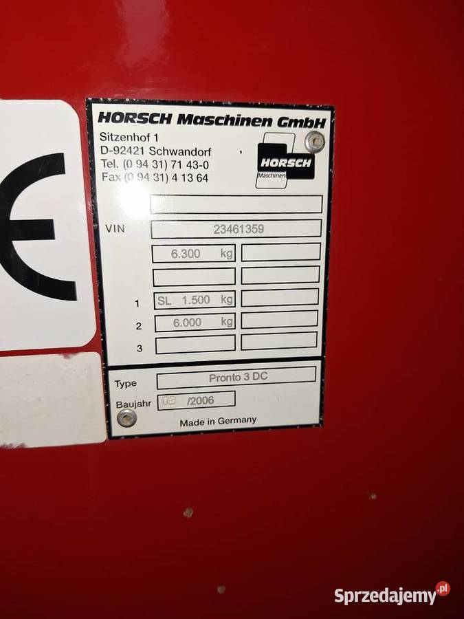 Horsch pronto 3dc Sępólno Krajeńskie