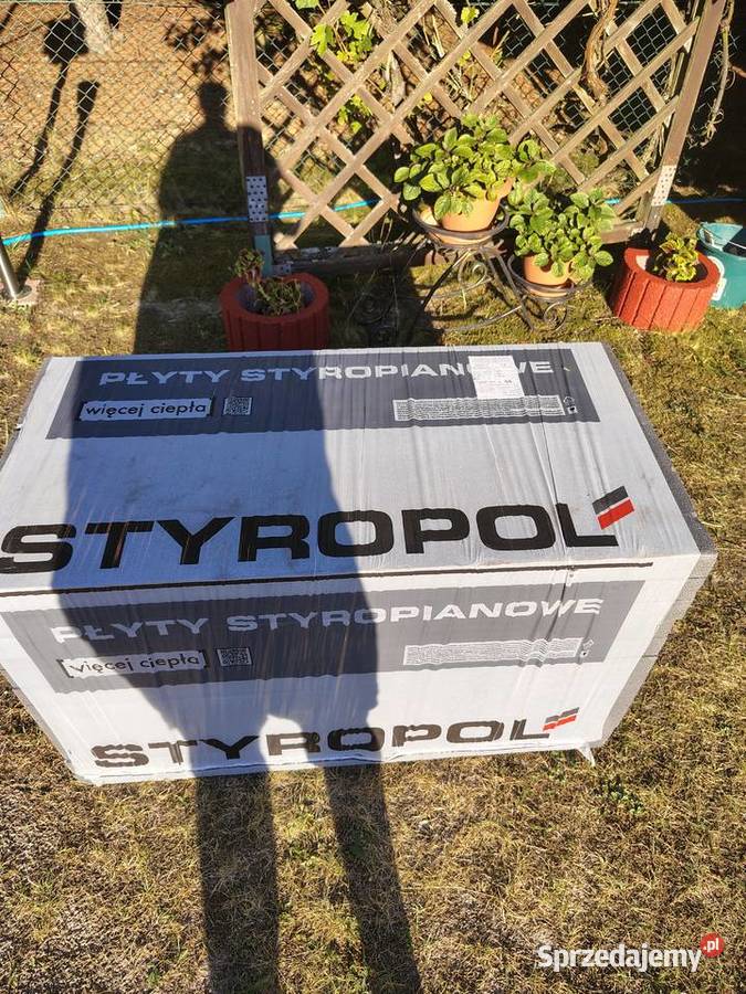 Sprzedam 3 paczki styropianu szarego gr 5 tzw lubelskie Krasnystaw