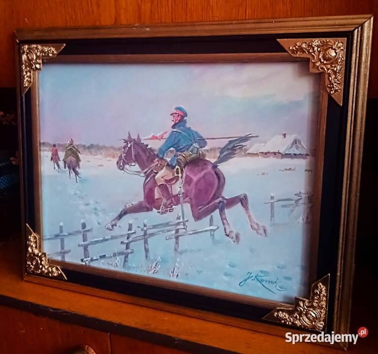 POGOŃ WROGIEM OLEJ PŁÓTNO JKOSSAK dolnośląskie Jelenia Góra