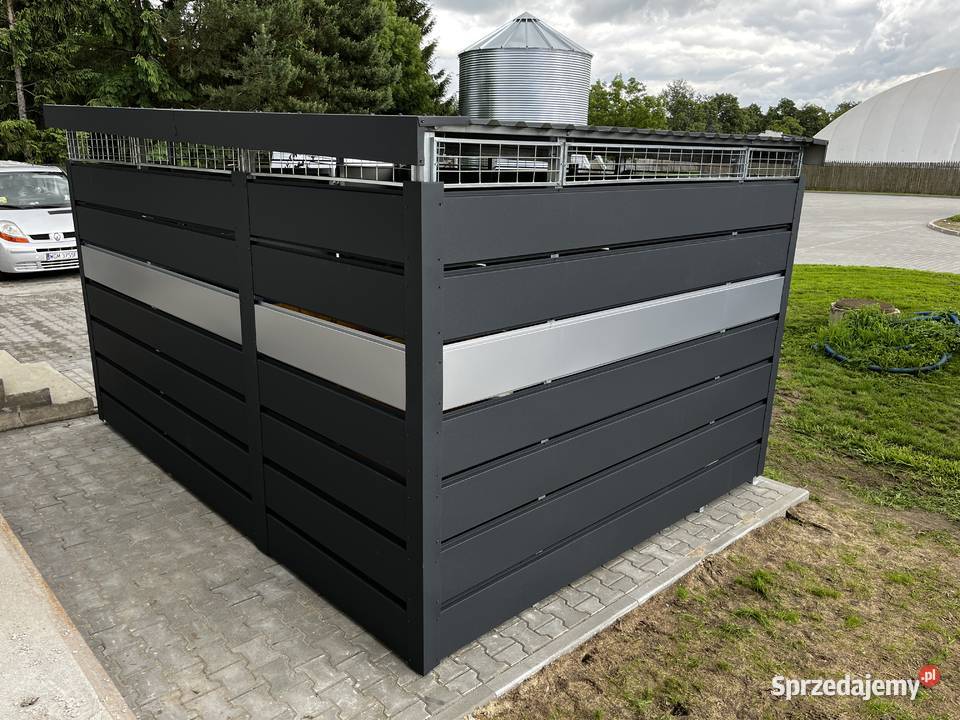 Wiata śmietnikowa na wymiar prosto producent Szczecinek