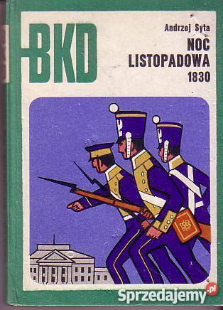 6611 NOC LISTOPADOWA 1830 ANDRZEJ SYTA Proza i poezja