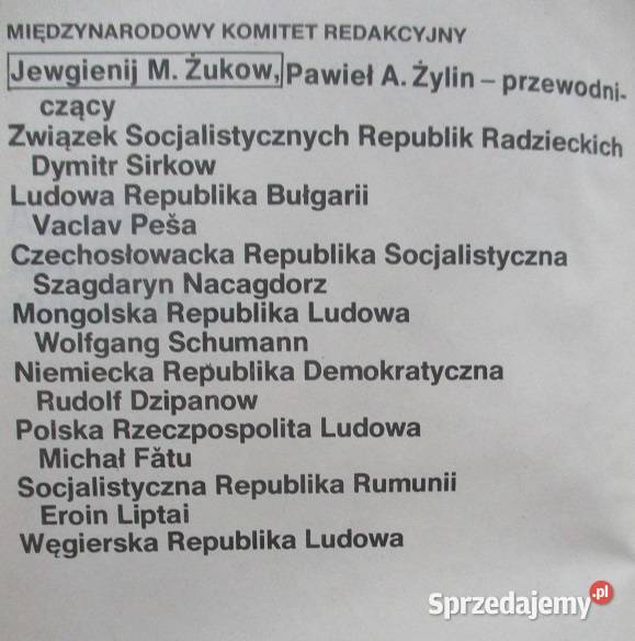 Druga wojna światowa Żukow wojna okupacja Łódź sprzedam