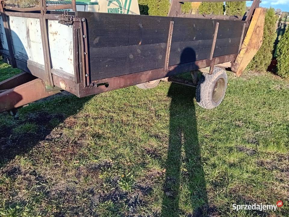 Sprzedam rozrzutnik jednoosiowy 3 t w stanie Rozrzutniki obornika Łowicz