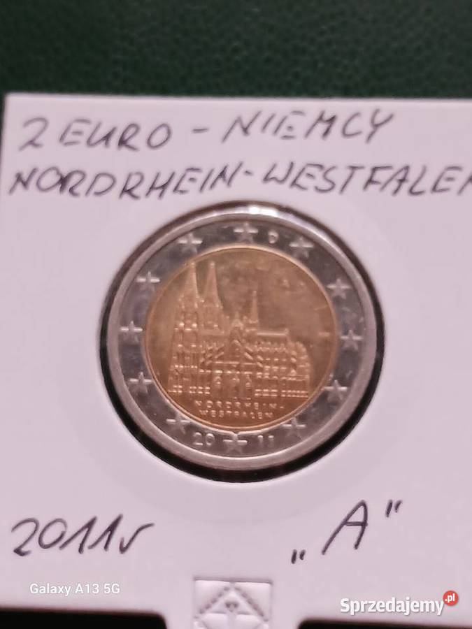 2 Euro Niemcy NordrheinWestfalen 2011 r men A Konin