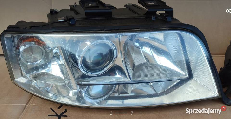 Lampy xenon Audi a6 c5 lift kompletne osobowe Lampy przednie mazowieckie Myszadła