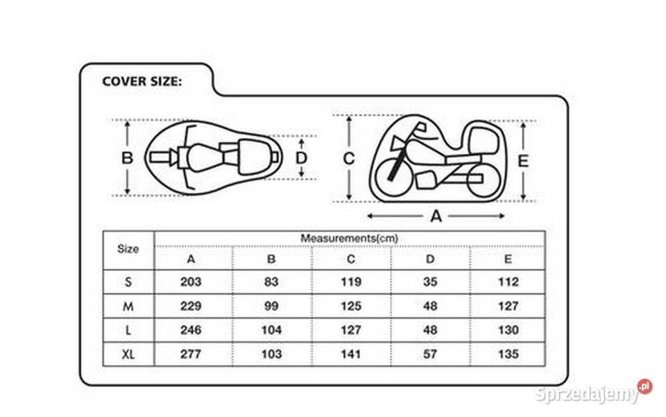 N72 Pokrowiec BIKETEC Moretti na motor skuter z Pozostałe Zabrze