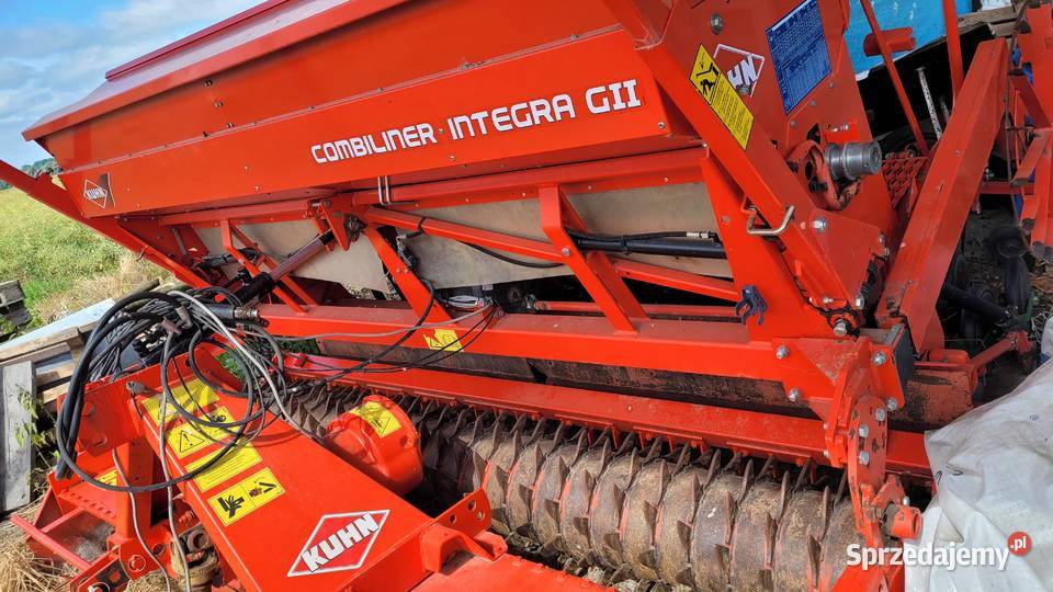 Agregat uprawowo siewny Kuhn Integra 3m nieuszkodzony pomorskie Subkowy sprzedam