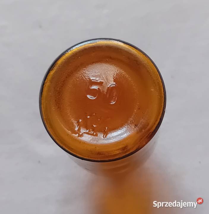 Brązowa buteleczka apteczna pojemność 50 ml Koźminek