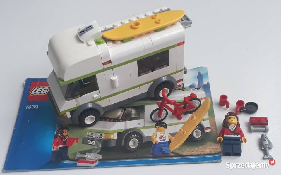 Klocki LEGO city auto kempingowe 7639 kamper Nowa Sól